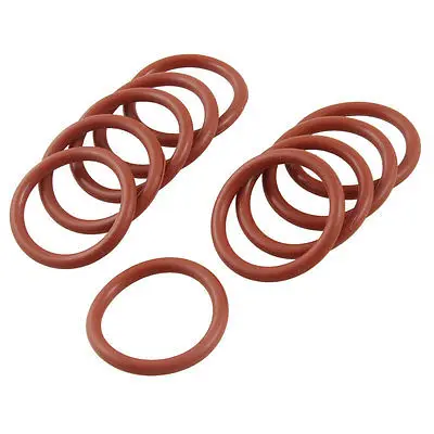 

10 Pcs Silicone O Ring Seal Gaskets 25mm x 32mm x 3.5mm