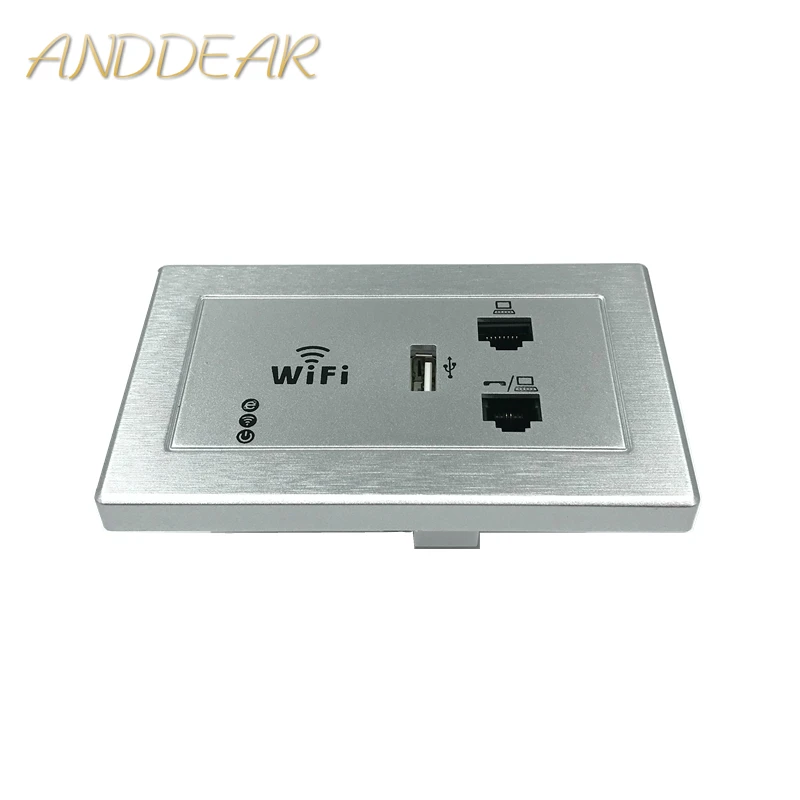 ANDDEAR white Wall AP high quality hotel room Wi-Fi cover mini wall mount AP router access point can pick up the phone line