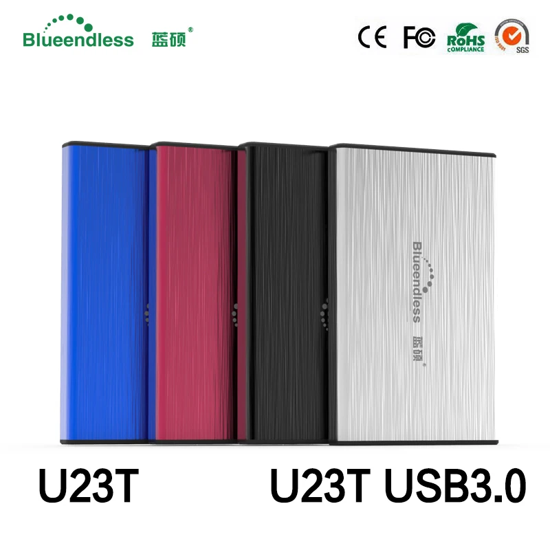 السفينة من RU المعادن 2.5 "Sata Usb صندوق القرص الصلب 6Gbps Sata Usb 3.0 Hdd العلبة 7 مللي متر/9.5 مللي متر سمك الضميمة HDD SSD HDD