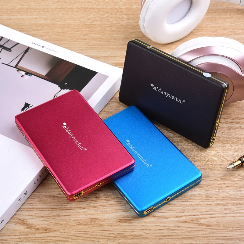 Manyuedun 데스크탑 노트북 서버용 외장 하드 드라이브 스토리지, USB 2.0 HDD, 휴대용 외장 HD 하드 디스크, 2.5 인치