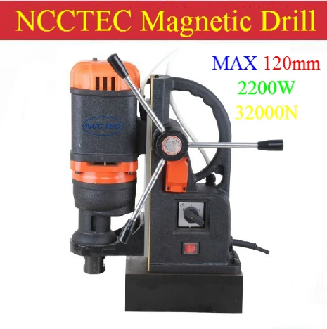 

120mm NCCTEC Core drill Magnetic Drills NMD120C | 4.8'' Metal MAGNETIC Drilling Machine | 2200W Factory Outlet