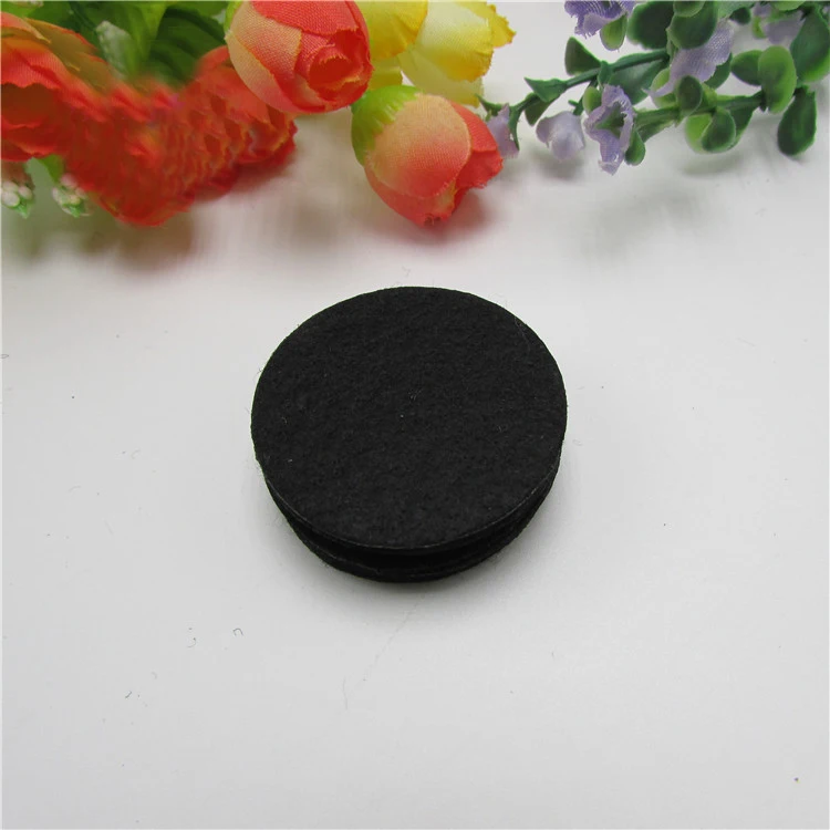 200 PCS DIY 2CM-4CM Round ellipse Felt circle fabric pads accessory patches Non-woven sew felt pads fabric flower accessories