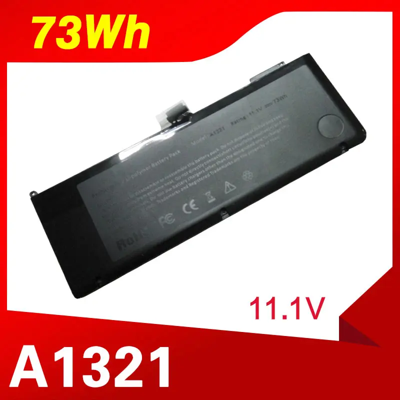 

ApexWay 11.1V 73Wh Replacement For Apple A1321 battery For MacBook Pro 15" MB985CH/A MC118J/A