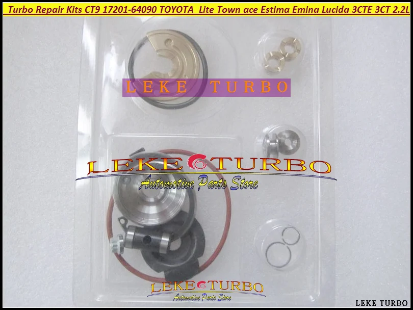 

Ремонтные комплекты TURBO для CT9 17201 64090 17201-64090 для TOYOTA Lite Townace, Town Ace, Estima, Emina, Lucida 3CTE 3CT 2.2L