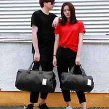 Leather Gym Sports Bag Men #5