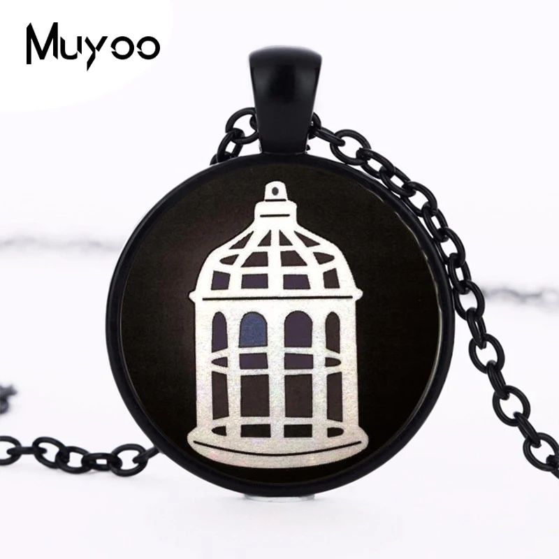 Bioshock Infinite Bird Cage Logo Pendant Charms Necklace Choker Vintage Statement Necklace Jewelry Gift For Best Firend HZ1