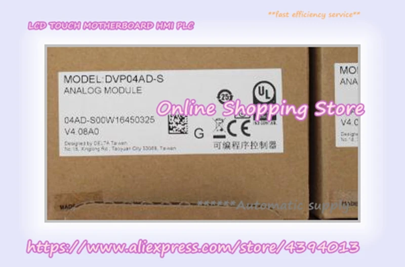 DVP04AD-S DVP04DA-S DVP06AD-S DVP06XA-S DVP04TC-S DVP04PT-S Delta PLC New Analog Module