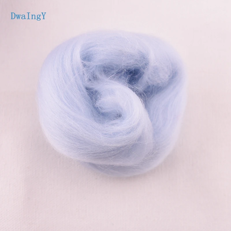 DwaIngY New Felt Needle Felting Wool Natural Collection Soft Wool Fiber For DIY Sewing Doll Needlework Felting Crafts gift