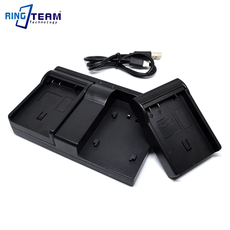 EN-EL15 ENEL15 EL15 Dual Battery Charger replace MH-25 For Nikon D810 D810A D750 D800 D800E D600 D610 D7000 D7100 D7200 D750 V1