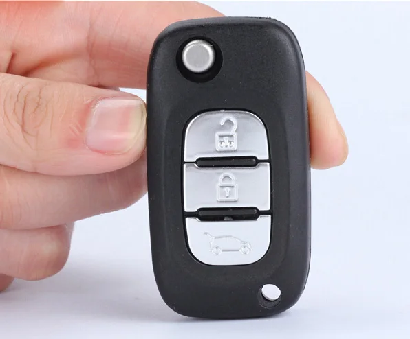 

3 Buttons Folding Flip Remote Car Key Shell For Renault /Clio /Megane /Kangoo Modus Fob Case Blanks