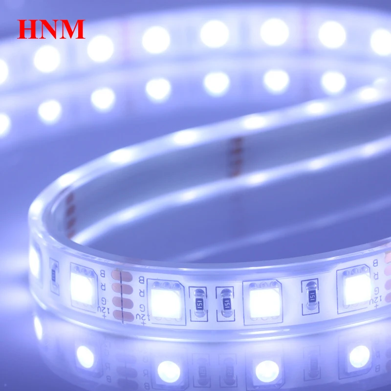 High Brightness Flexible LED Strip 5050 SMD 60LEDs/m 5M/Roll 12V Waterproof RGB Red Green Blue Yellow White Yellow