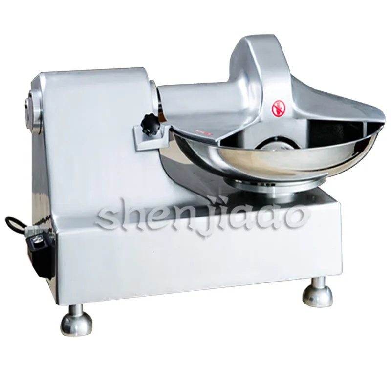 HLQ-8-picadora de carne y verduras, mezcladora multifuncional, trituradora de verduras, comercial, 8L, 550W, 220v