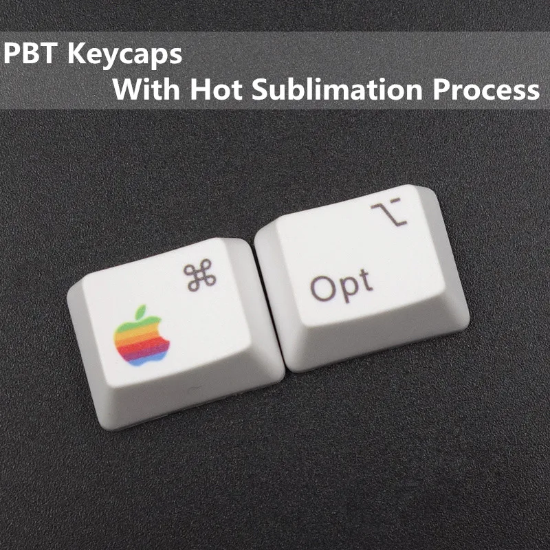 PBT Keycaps MAC Commond And Option Keys Dye-Sublimation Cherry MX Key Caps For MX Switches Mechanical Gaming Keyboard