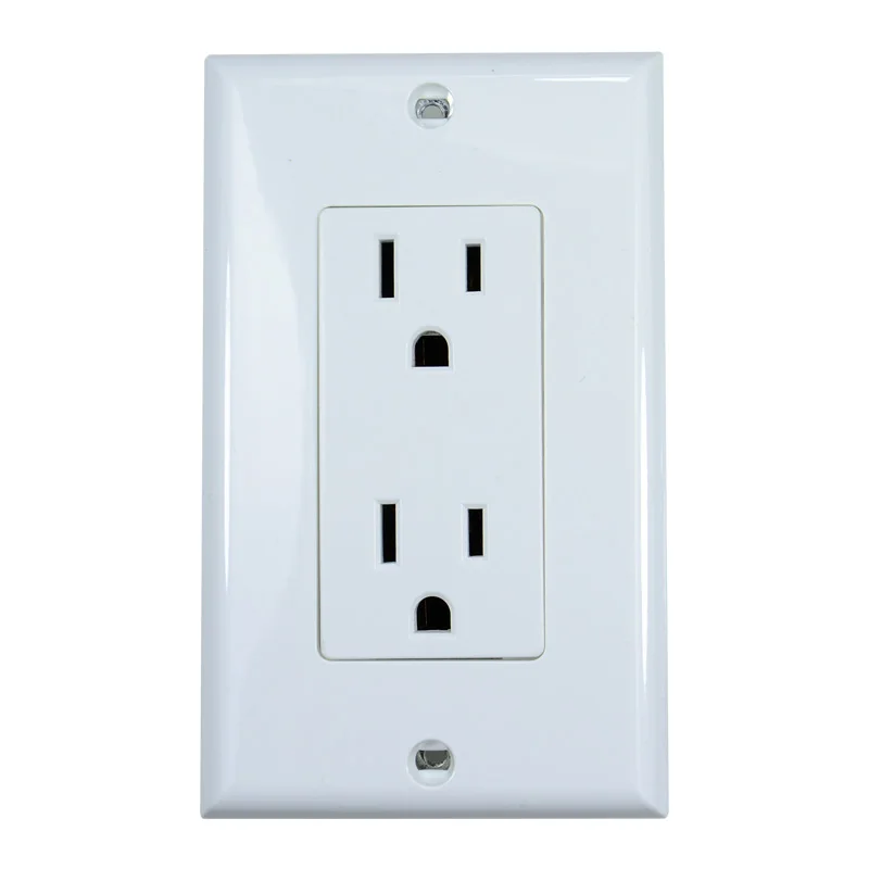 125V North America 15A American Standard power outlet beauty UL certification regulations double socket UL15A