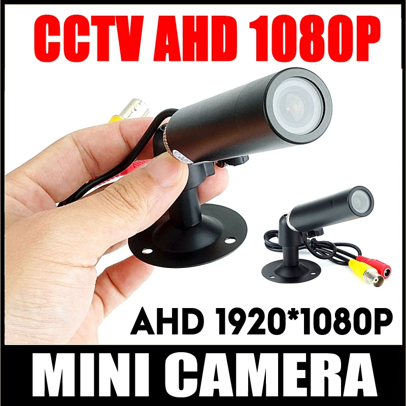 1920*1080P New Mini CCTV CAMERA HD AHD 2MP Starlight Waterproof Micro Surveillance Small Vandal-proof Metal With Bullet Security