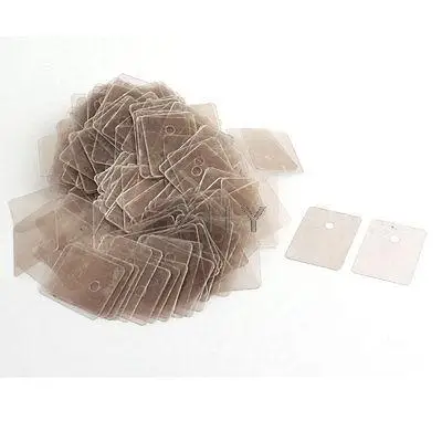 

300Pcs 22mmx29mmx0.12mm Mica Insulator Insulation Sheet