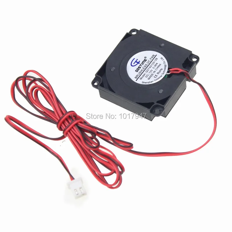 20PCS lot 4010 40mm x 10mm 4cm Turbine Blower Cooling Fan 2V 2 Pin DC 3D Printer 1.2m