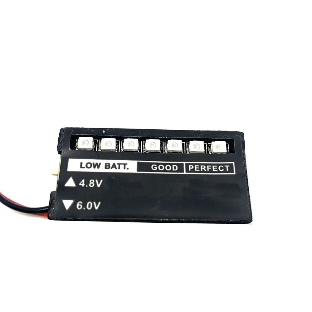 

Hot! Low voltage Monitor RC Receiver battery Indicator 7 LED New Sale 1pcs 2pcs