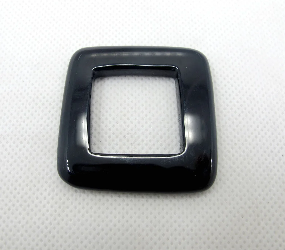 Natural Black Agate Onyx Gem Stone Jewelry Pendant Mixed Rectangle Square Pendant 5pcs/lot