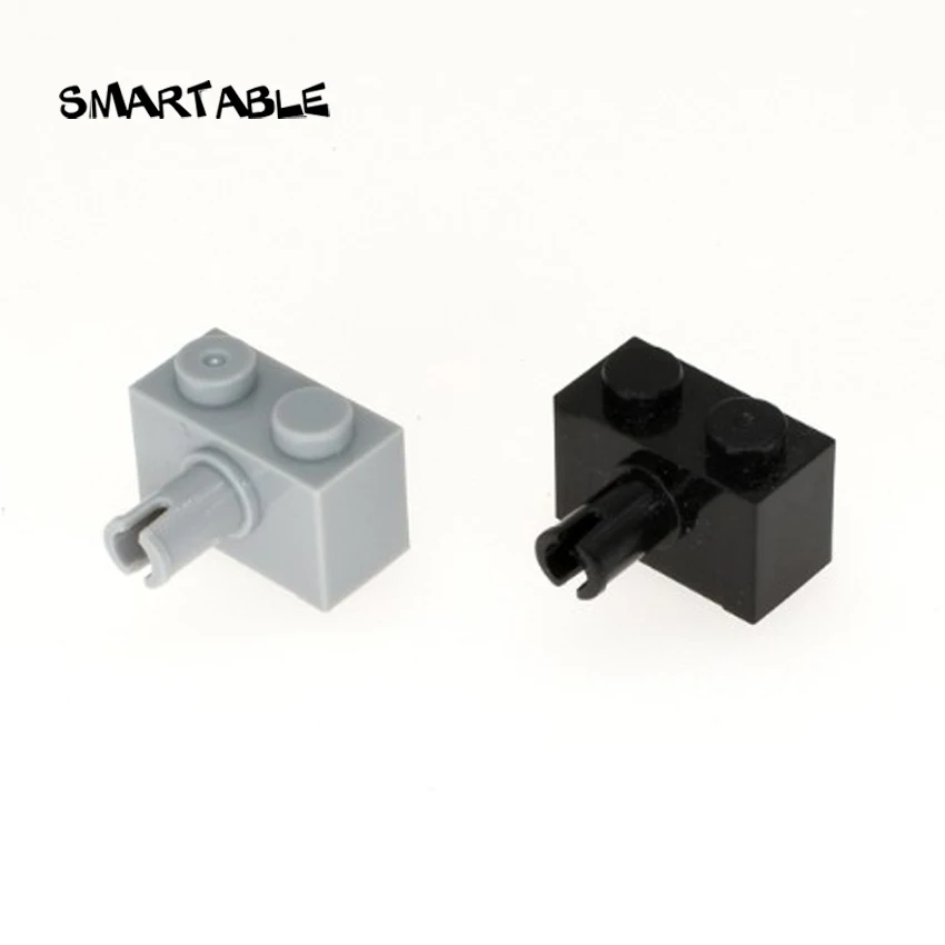 

Специальный кирпич Smartable 1x2 с штифтом MOC, детали, строительные блоки, игрушки для детей, креативная совместимость 2458, город, 80 шт./компл.