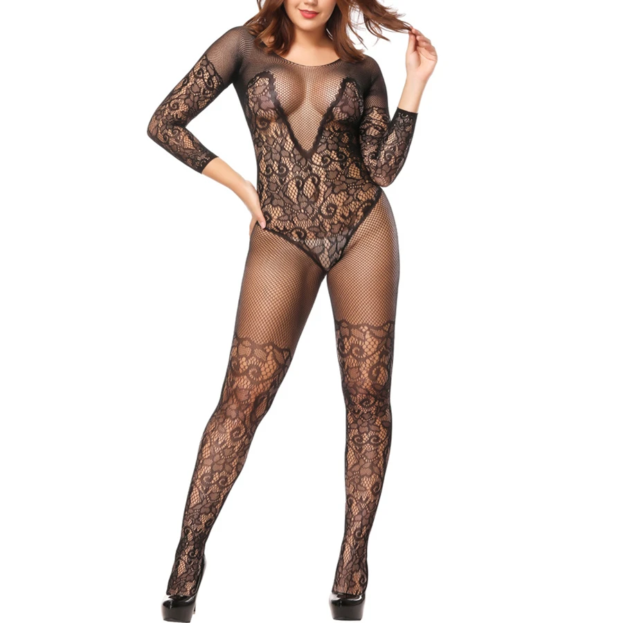 8 스타일 XXXL 플러스 사이즈 바디 슈트 여성 에로틱 섹시한 란제리 뜨거운 Bodystocking 의상 오픈 가랑이 Babydolls 에로 속옷