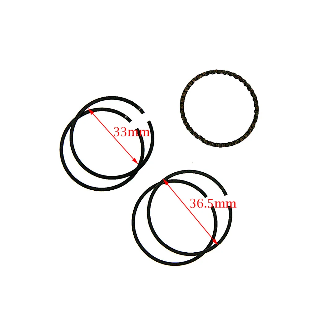 35MM Piston Ring Kit fit Honda GX25 GX25N GX25NT FG110 HHT25S UMC425 WX10 Engine