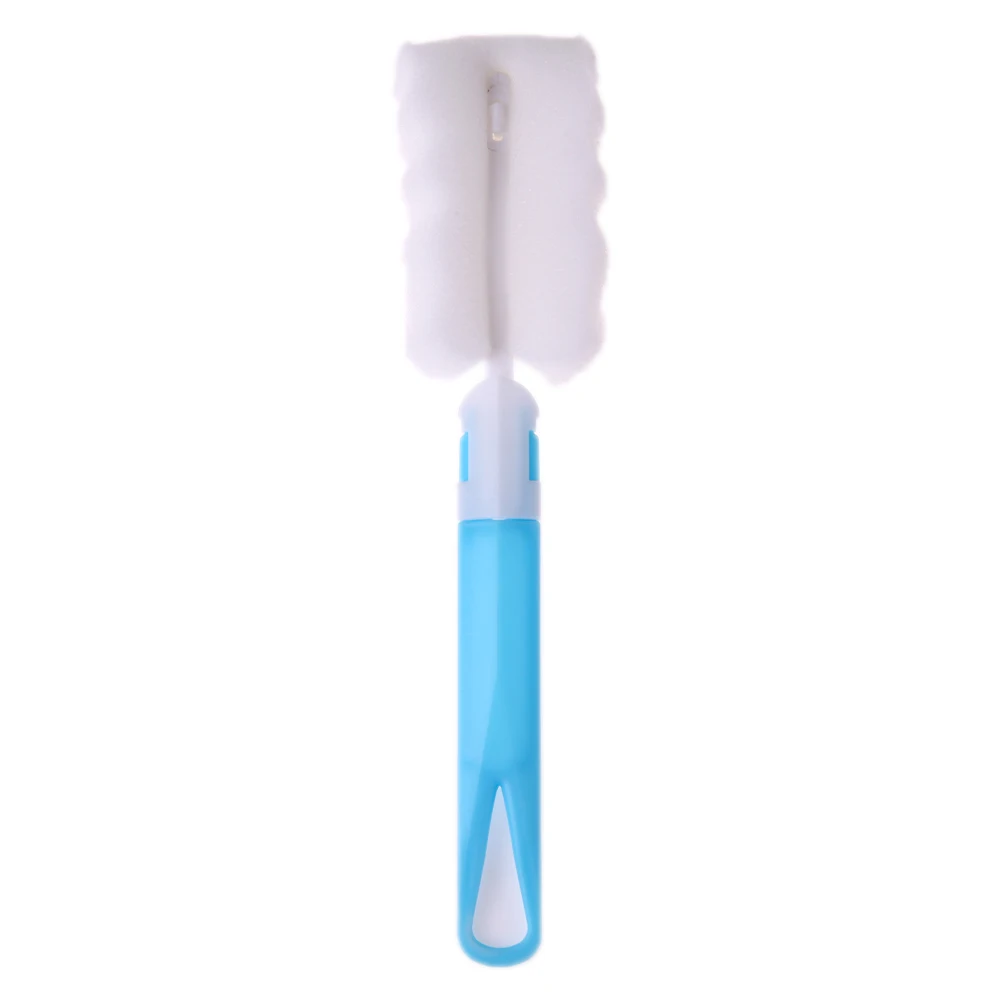 แปรงฟองน้ำ Long Handle Easy แปรงฟองน้ำทำความสะอาดแปรงทำความสะอาดขวดแก้วคัพ Scrubber ซักผ้าทำความสะอาดห้องครัวเครื่องมือ