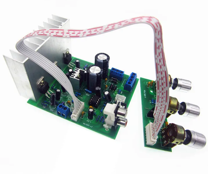 1PCS Tda2030a 2.1 3 audio encoding finished products subwoofer amplifier board tda2030 bass knob