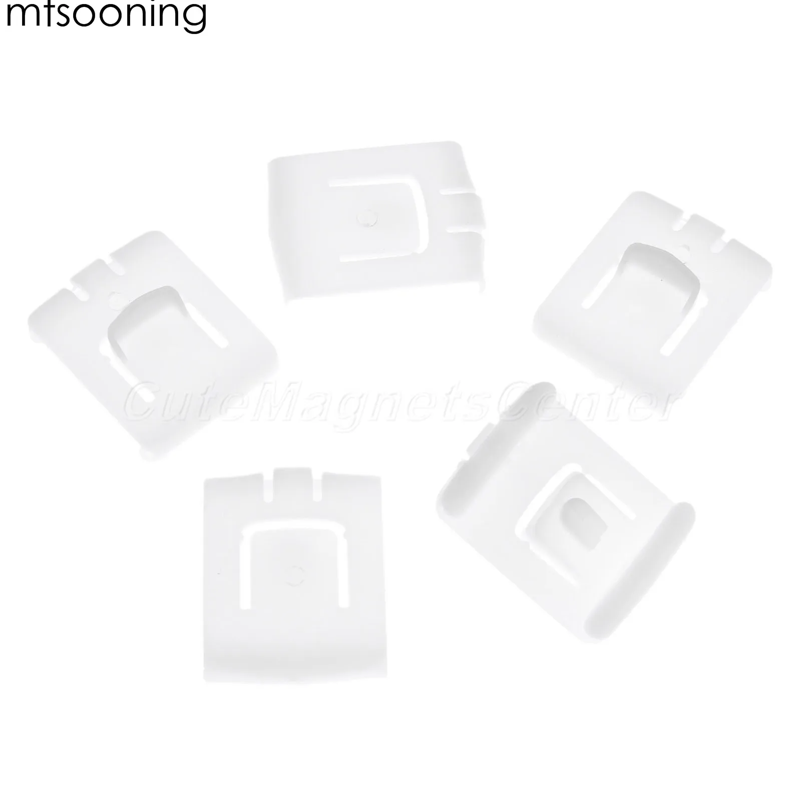 mtsooning 10pcs Seat Rail Runner Clip Slider Guide Piece Set For MK1 MK2 MK3 Golf Audi