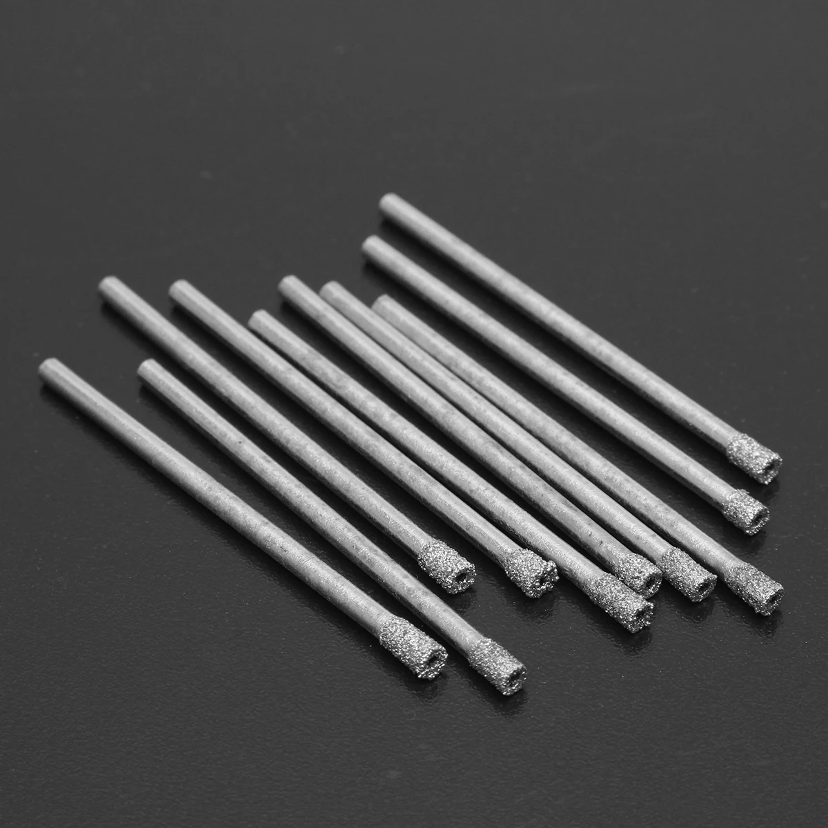 50mm 유리 대리석 타일 훈련을위한 새로운 고품질 10 조각 3mm 1/8 인치 다이아몬드 코팅 드릴 구멍
