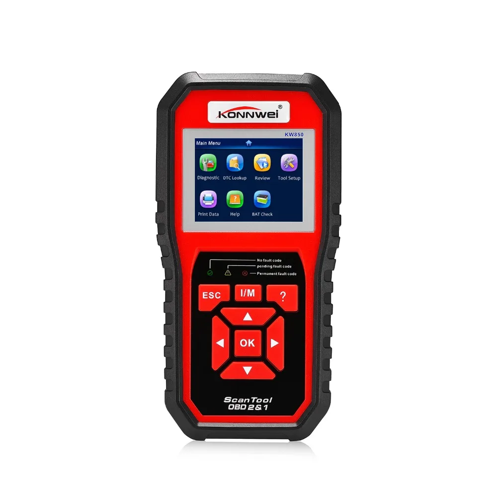 High Accuracy Professional OBD2 Auto Scanner Multi-language Diagnostic Car Tools Battery Tester Universal OBD Engine Code Reader