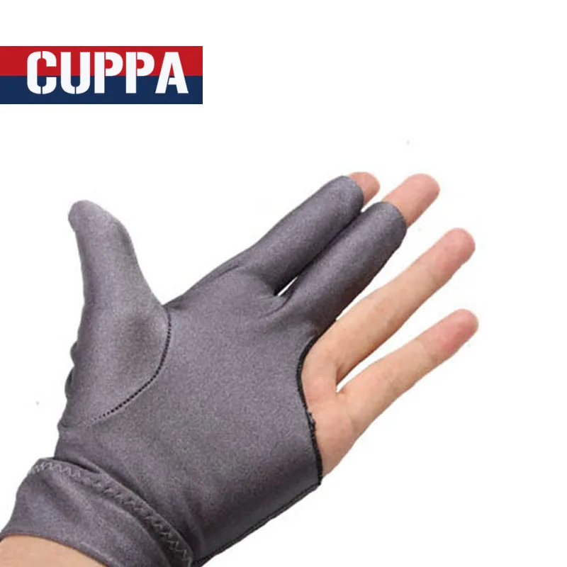 

2015 Cuppa Brand New Left Handed Billiards Glove Snooker Three Finger For Pool Cue Stick China