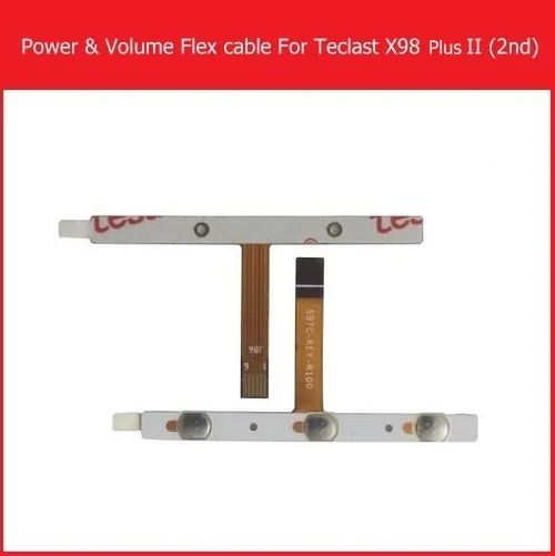 

New 100% Genuine on / off Power & Volume Flex cable For Teclast X98 plus II 2nd 9.7" power switch button flex cable + 3M sticker