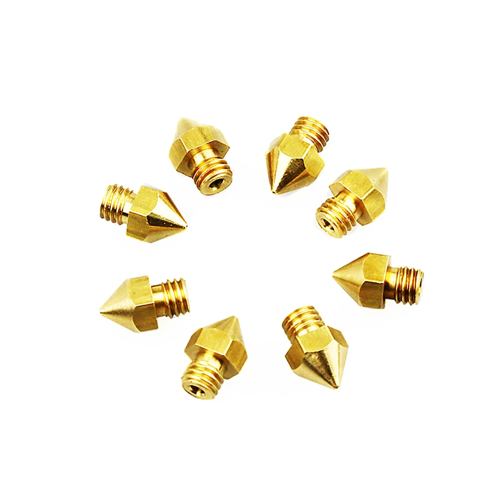 Anet 0.2/0.3/0.4mm 6pcs 3d printer nozzles+3pcs nozzle Lengthened extruder Cleaner Drill Bits tools for 3d printer parts