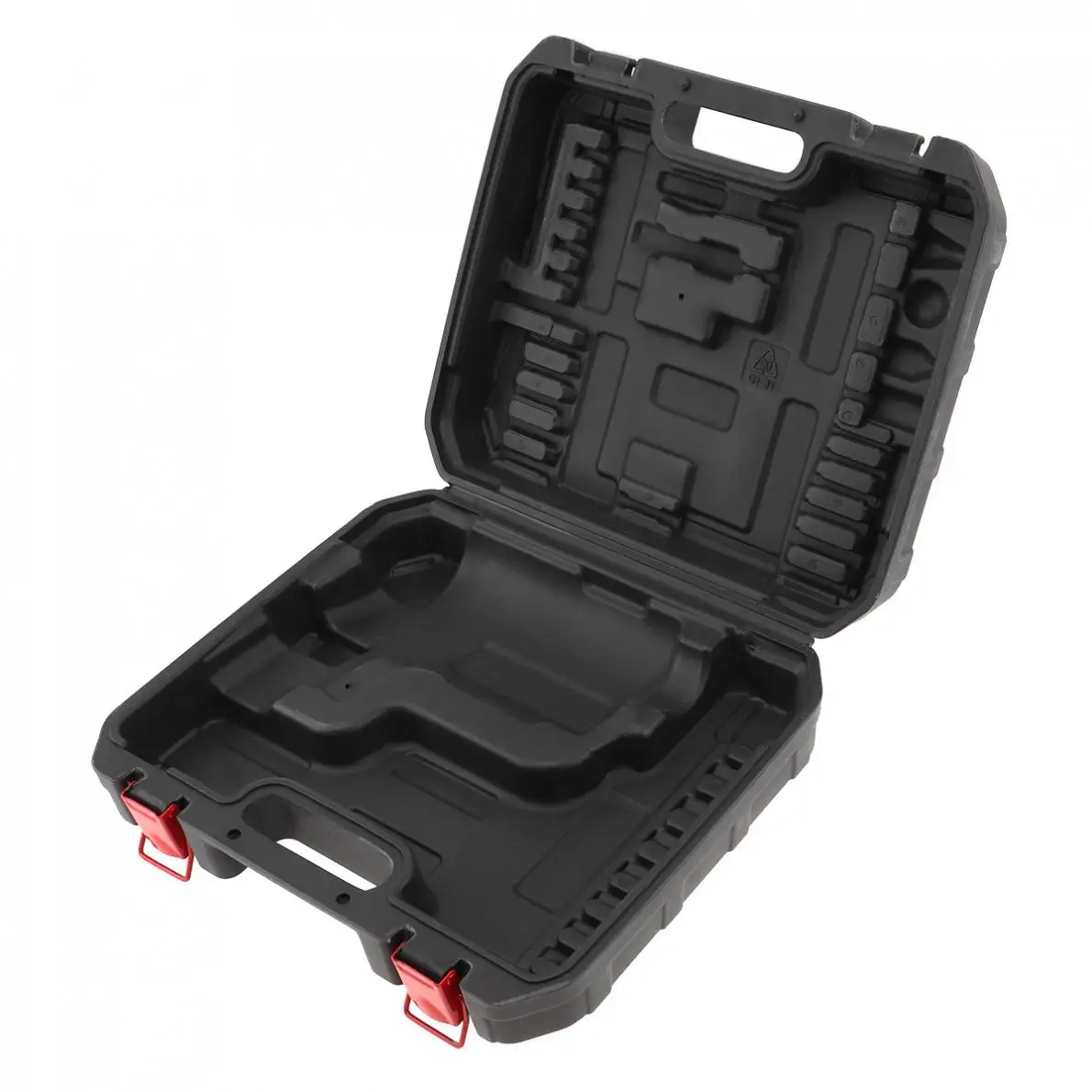 Black Functional PVC Power Tool Suitcase Electric Drill Dedicated Load Tool Box with 300mm Length and 275mm Width