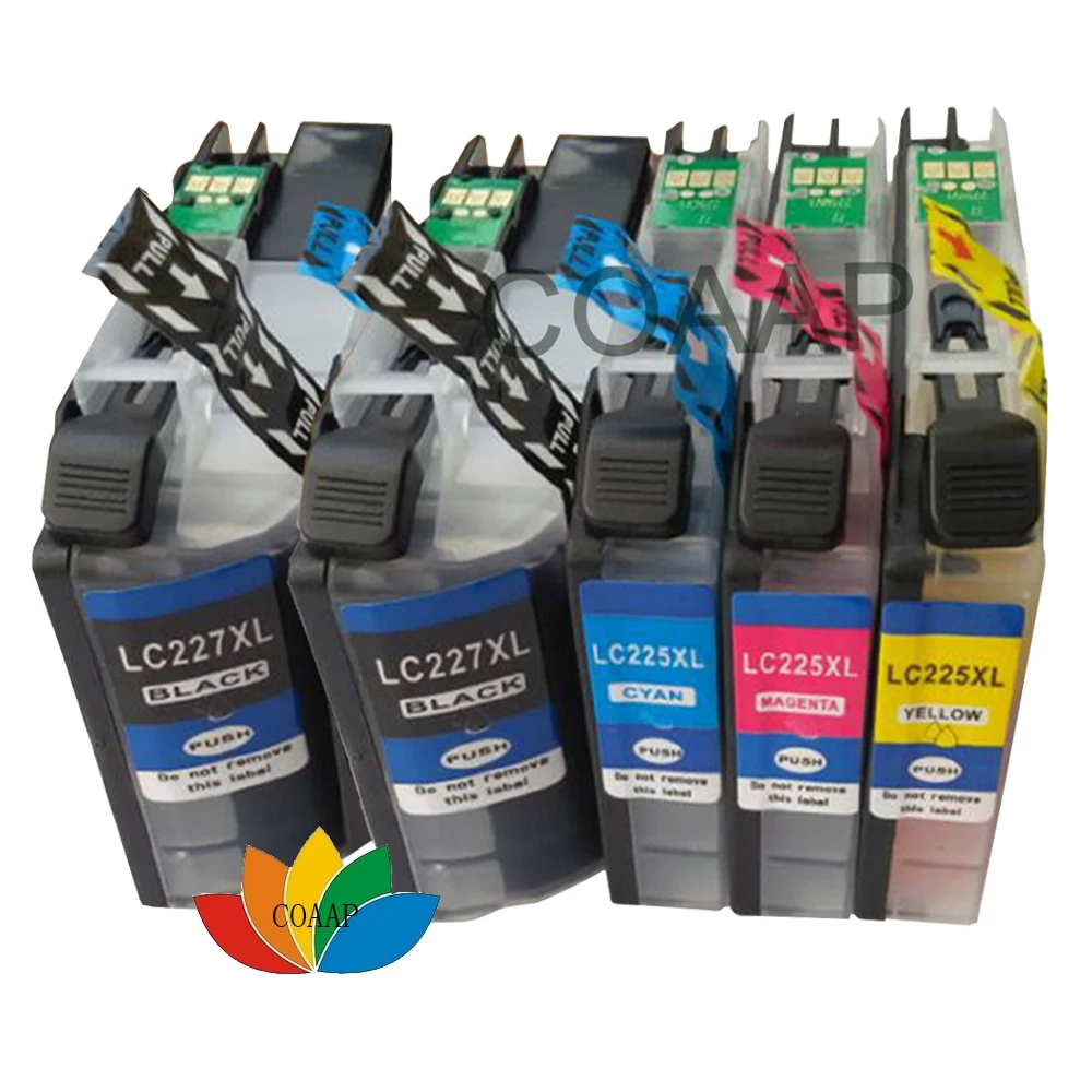 5x Ink Cartridge for Compatible Brother LC225XL LC227XL DCP-J4120DW MFC-J480DW MFC-J680DW MFC-J880DW MFC-J562DW Printer