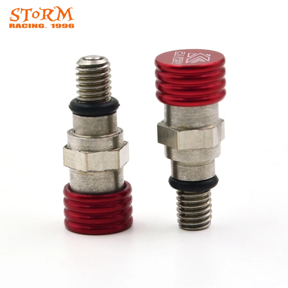 M5*0.8MM Motorcycle Aluminum Fork Bleeder Air Valve Screw For Honda CR250R CRF250R CRF250X CRF250L CRF450R CRF450X XR250R XR400R