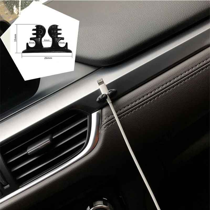 8pcs Car Wire Clip Stickers for Honda Brio CLARITY HR-V VEZEL Passport Pilot CR-Z NSX Ridgeline