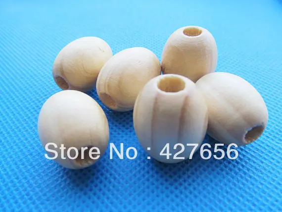 30pcs 20.92mmx17.18mm Unfinished Oval Ball Natural Wood Spacer Beads Charm Finding,DIY Accessory Jewelry Making