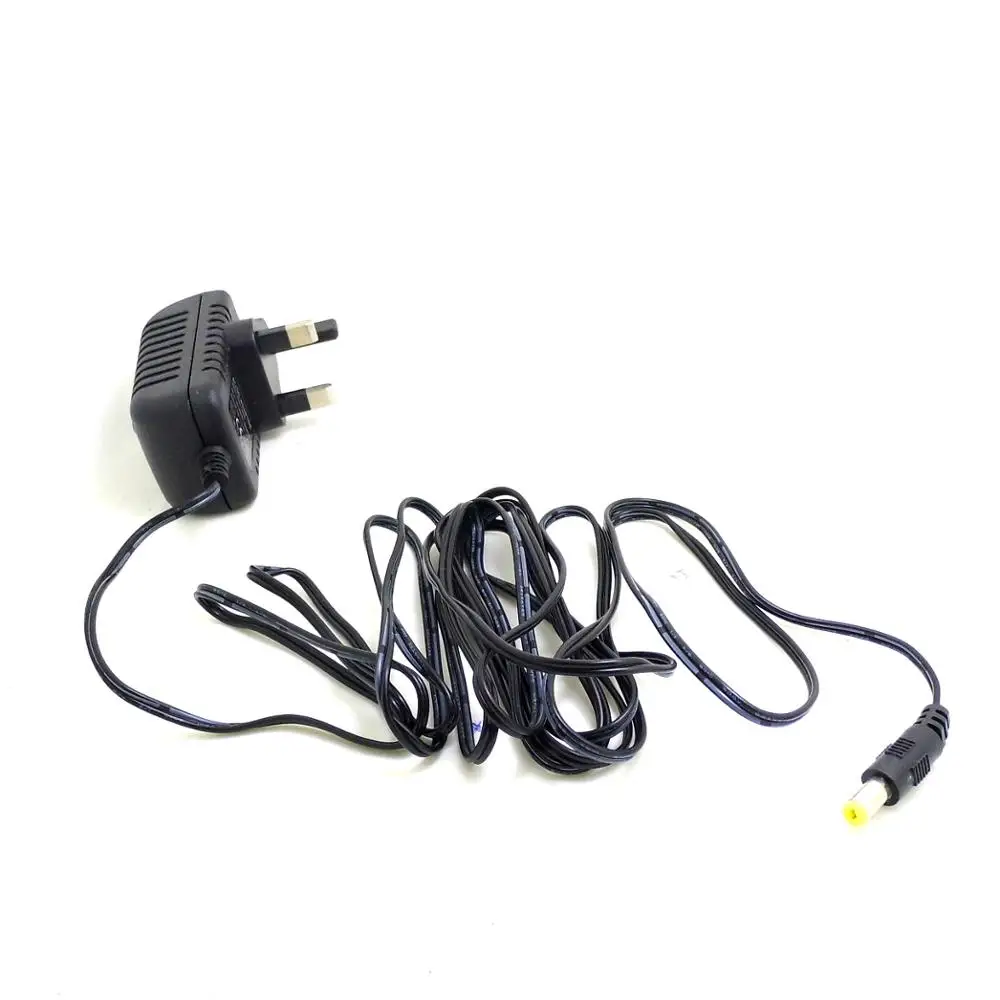 Adaptateur d'alimentation britannique de 3 M, prise ca/cc, rallonge de câble d'alimentation pour caméra CCTV, 100-240V cc 12V 2A (2.1mm x 5.5mm)