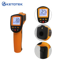 GS320 GM320 GM900 Non-Contact Laser IR Infrared Digital C/F Selection Surface Temperature Thermometer Pyrometer