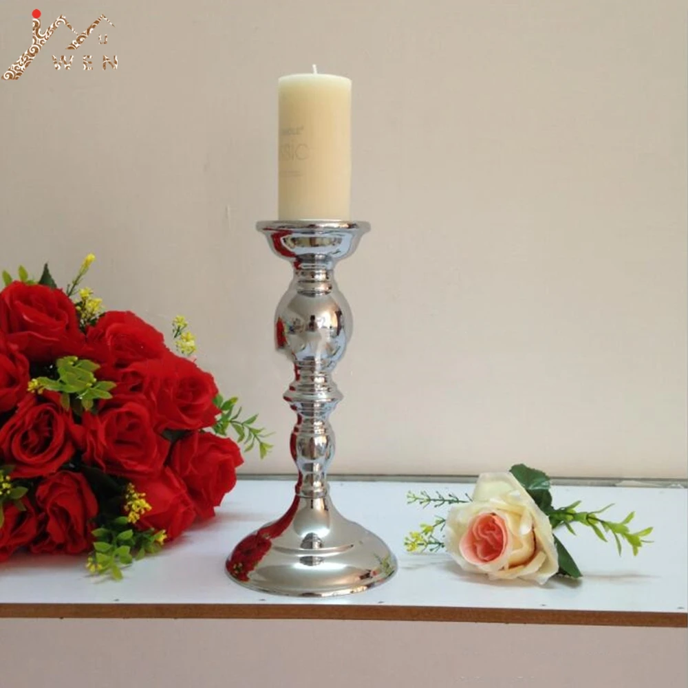 IMUWEN New Arrival 25 cm tall table candle holder Wedding candle stick Party Centerpiece Home/hotel Decoration 1 lot = 2 pcs