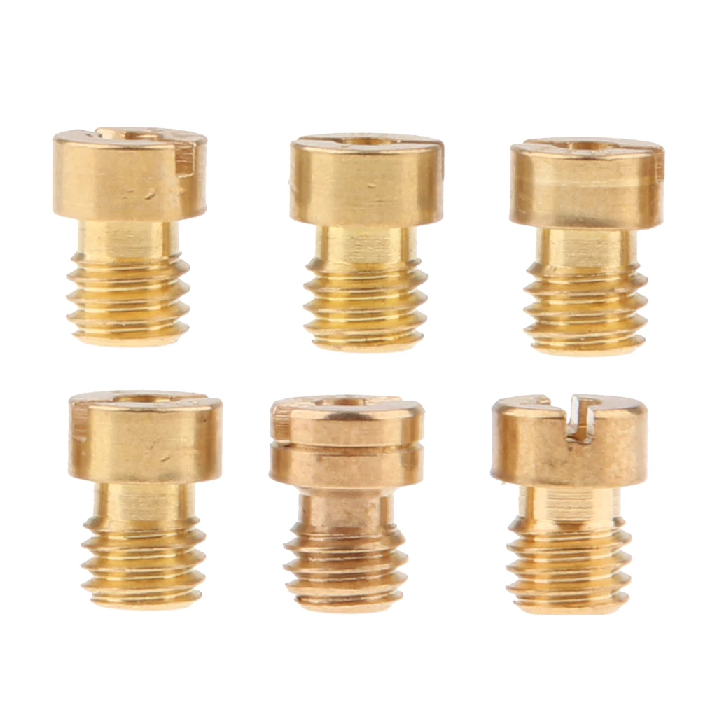 dolity 6 Pieces Motorcycle Carburetor Repair Kit Main Jet Set 105 108 110 112 115 118 for PWK