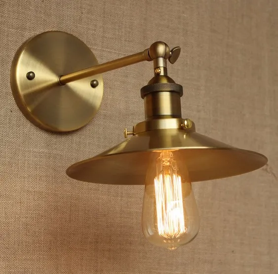 

Brass Loft Industrial Vintage Wall Light For Dinning Room Class Retro Edison Wall Sconce Lamp Arandelas