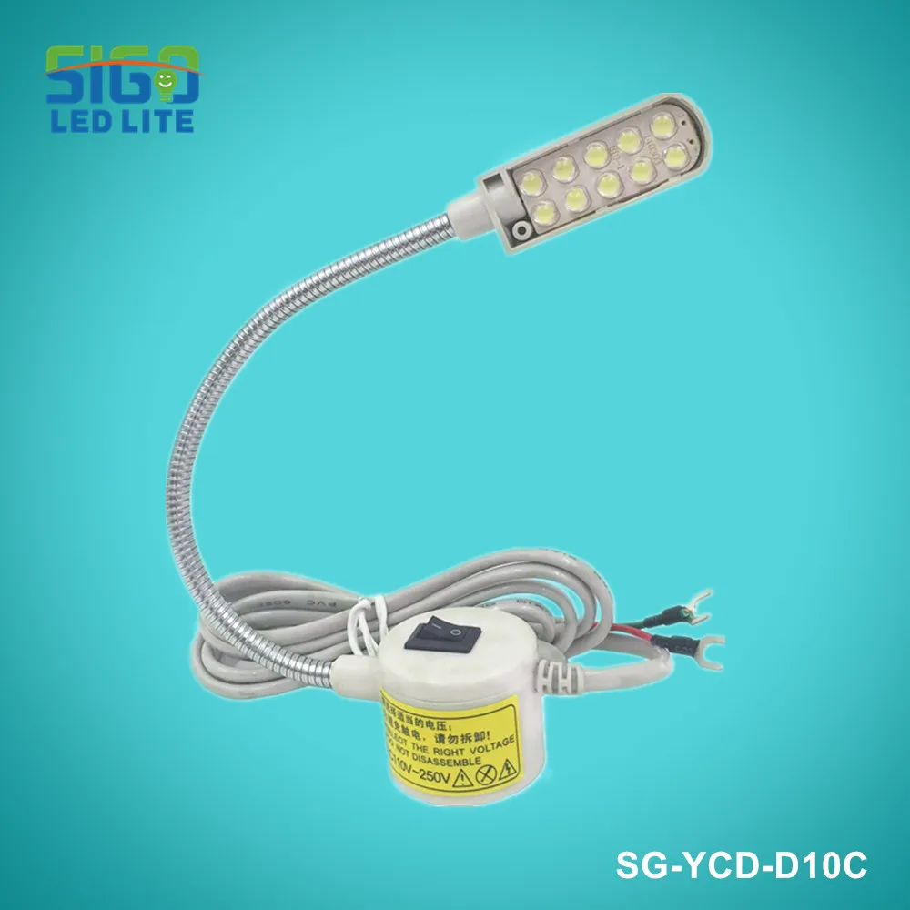 

Free shipping High quality hotsale 10 years factory D10C-1W led sewing machine lamp, industrial light, table light, working lamp