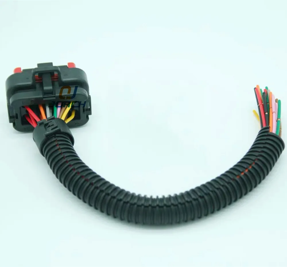 1 Set 23 Pin AMP Auto Ecu Wire Wiring Harness Electrical Connector Plug 770680-1 With 15cm Cable