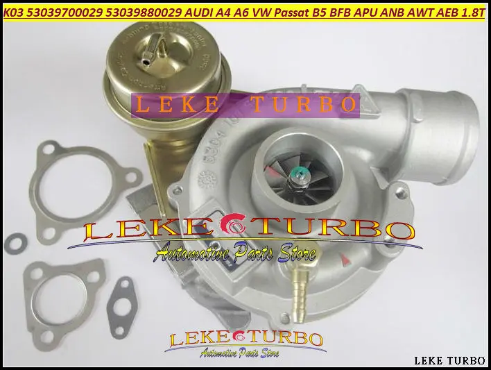 ww Complete turbo Turbocharger K03 53039880029 53039880025 for Audi A4 A6 VW Passat B5 APU ARK BFB 1998-05 1.8L 1.8T 110Kw 120Kw