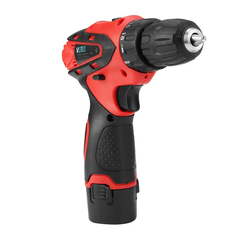 

1pcs Cordless Hammer Drill Kit 12V Cordless Drill Driver Li-Ion Rechargeable Battery Screwdriver Tool Kit
