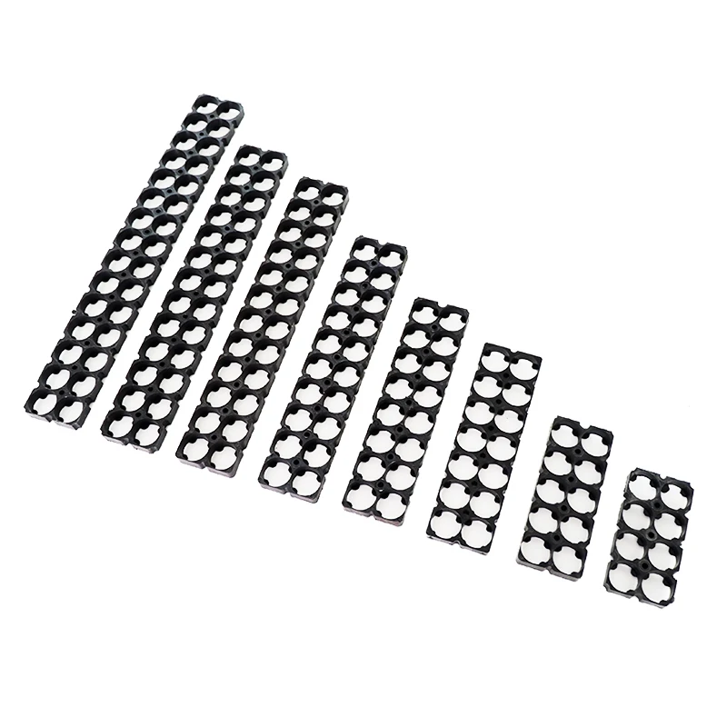 18650 حامل 2 صف سلسلة 18650 عن batery حامل (المتكاملة) ل 18650 ليثيوم بطارية حزمة مواد مضادة للحريق