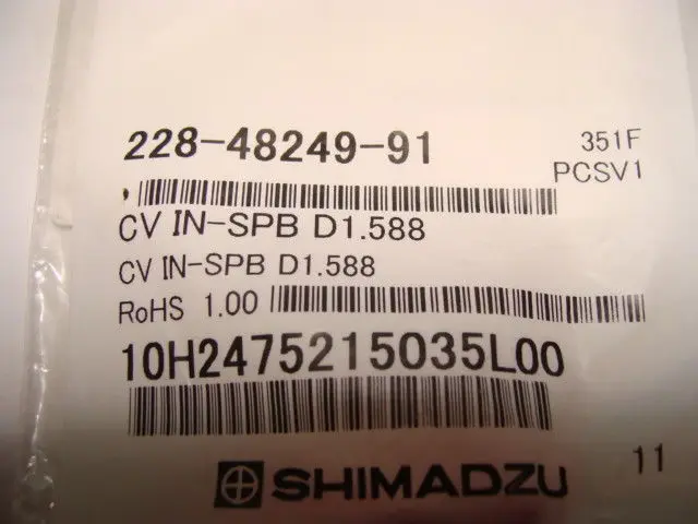 

For Shimadzu Inlet Check Valve 228-48249-91 For LC-20 228-48249-96